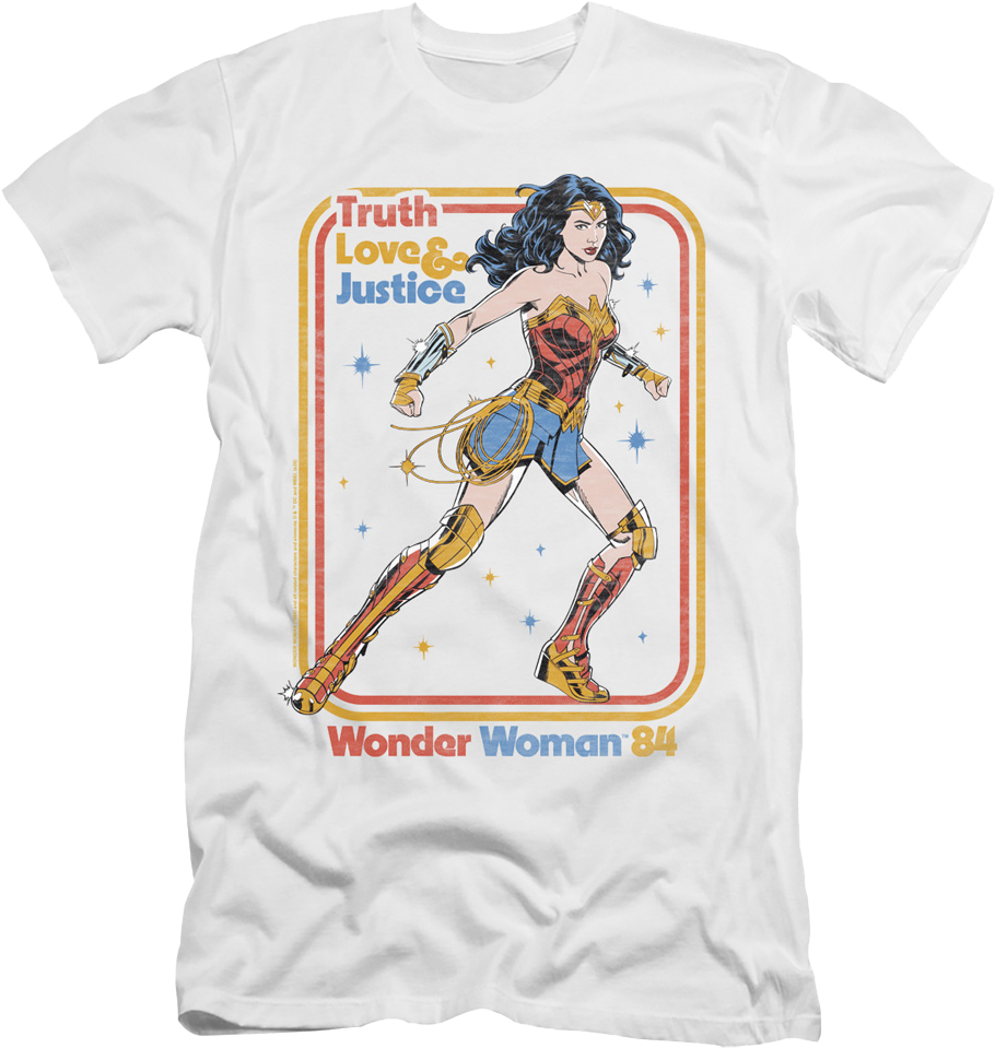 Truth Love & Justice Wonder Woman T-Shirt