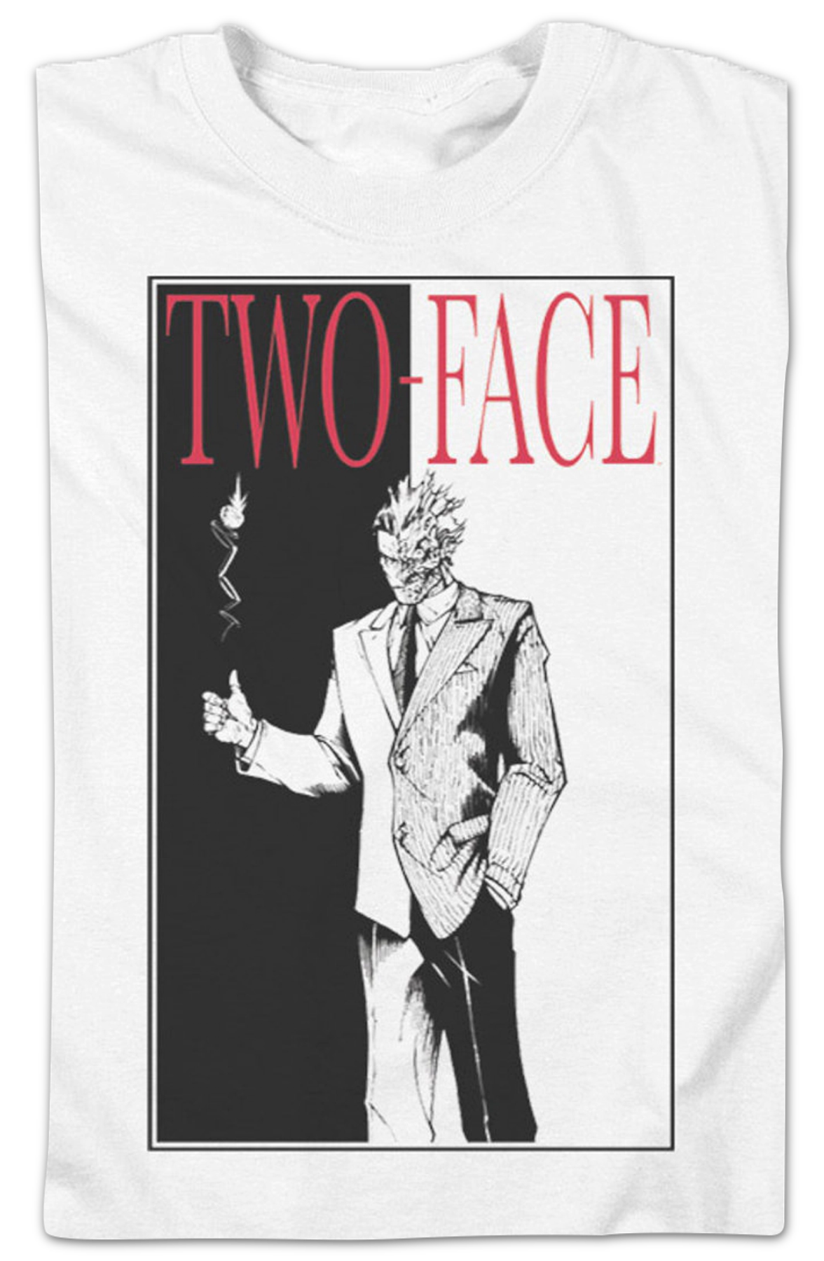 Two-Face Scarface Batman T-Shirt