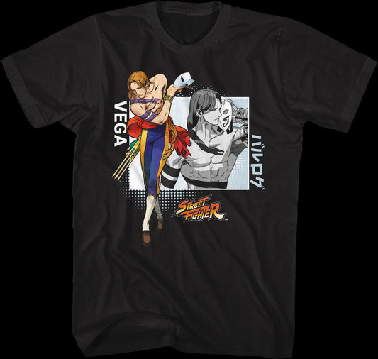 Vega Unmasked Street Fighter T-Shirt