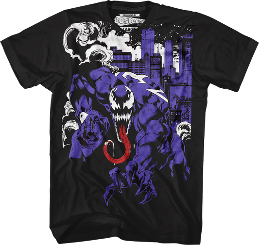 Venom At Night Marvel Comics T-Shirt