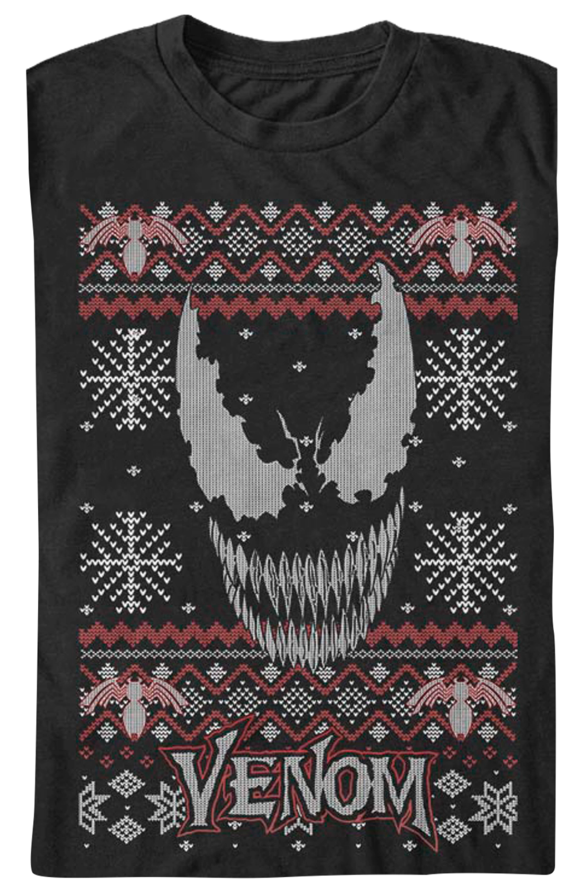 Venom Faux Ugly Knit Marvel Comics T-Shirt