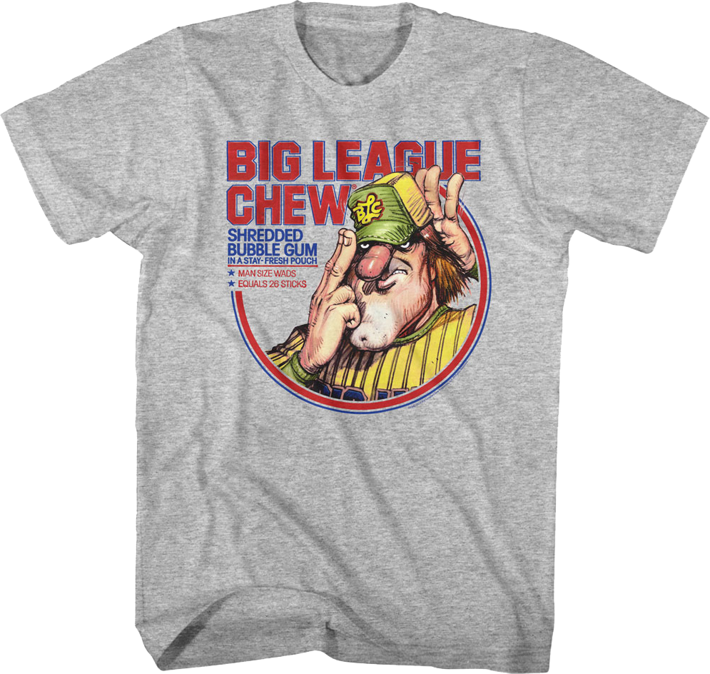 Vintage Gray Pitcher Big League Chew T-Shirt