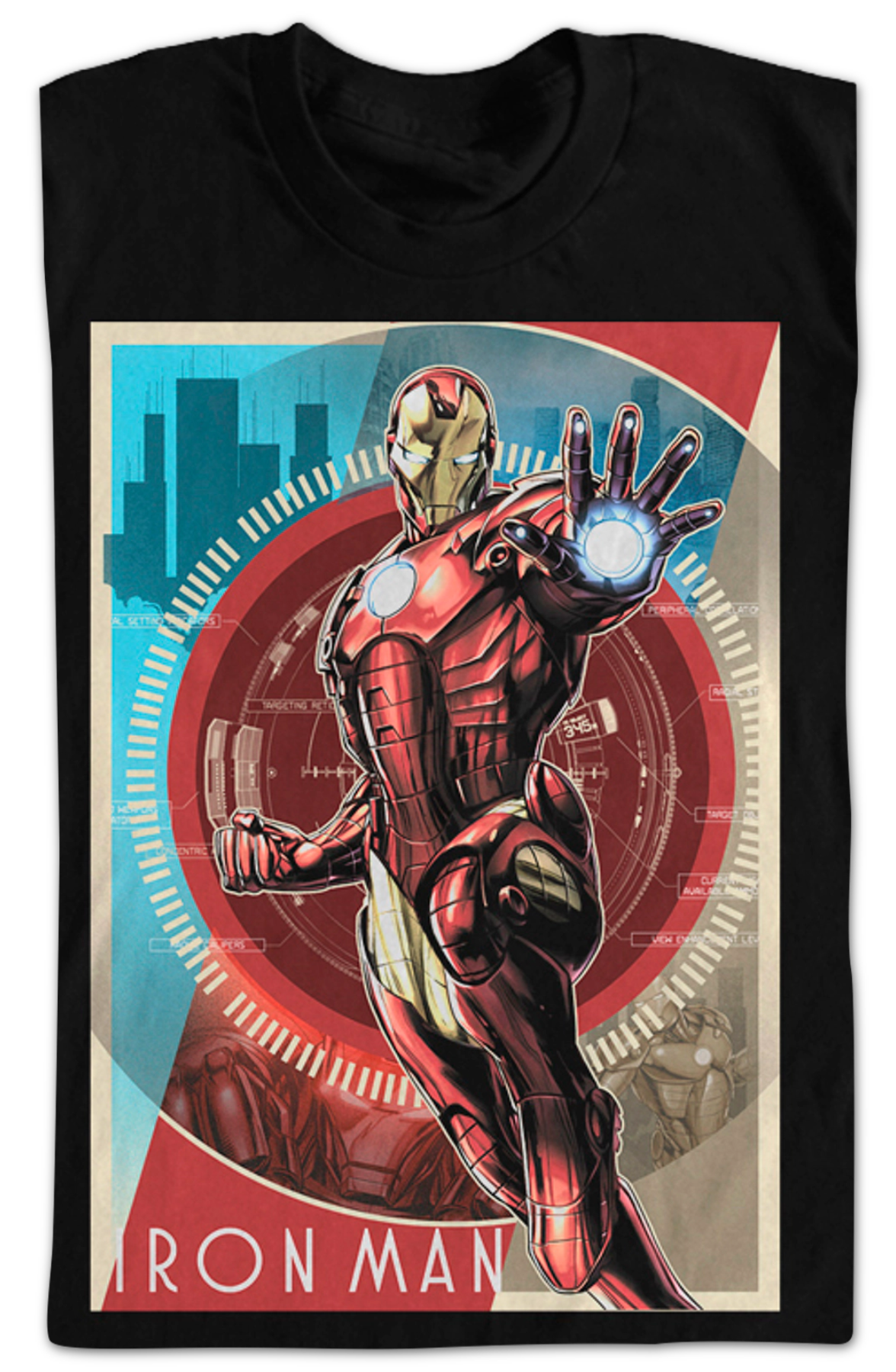 Vintage Poster Iron Man T-Shirt