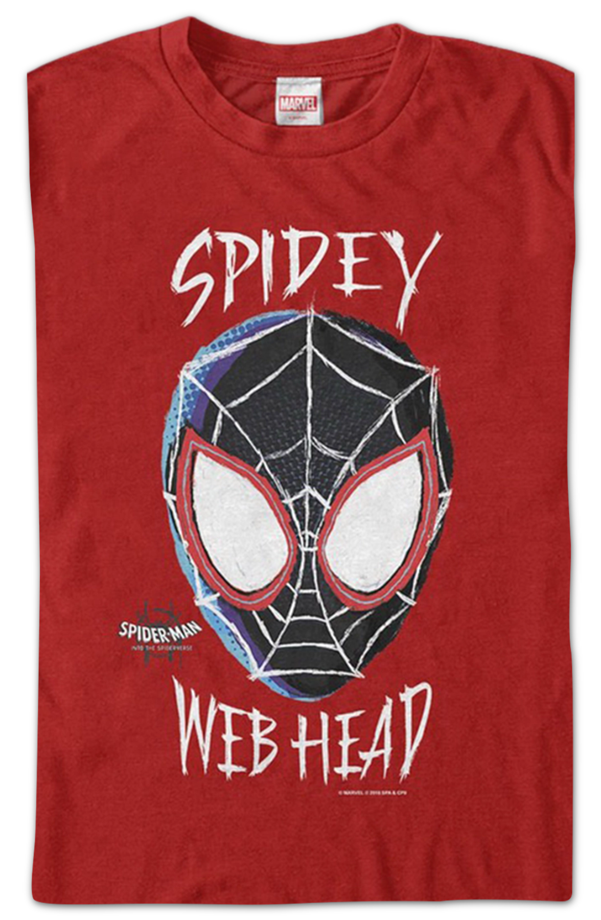 Web Head Spider-Man Into The Spider-Verse T-Shirt
