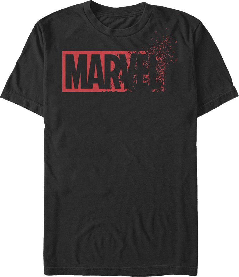 Withered Logo Marvel Comics T-Shirt