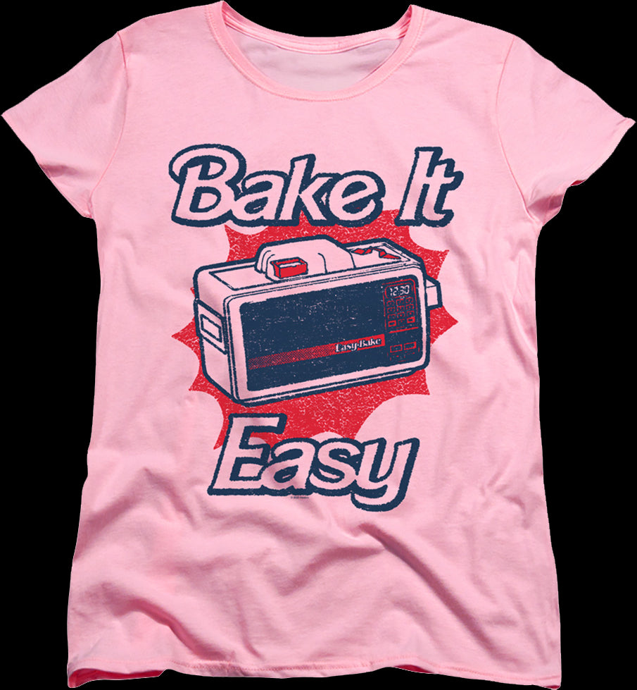Womens Bake It Easy-Bake Oven Shirt