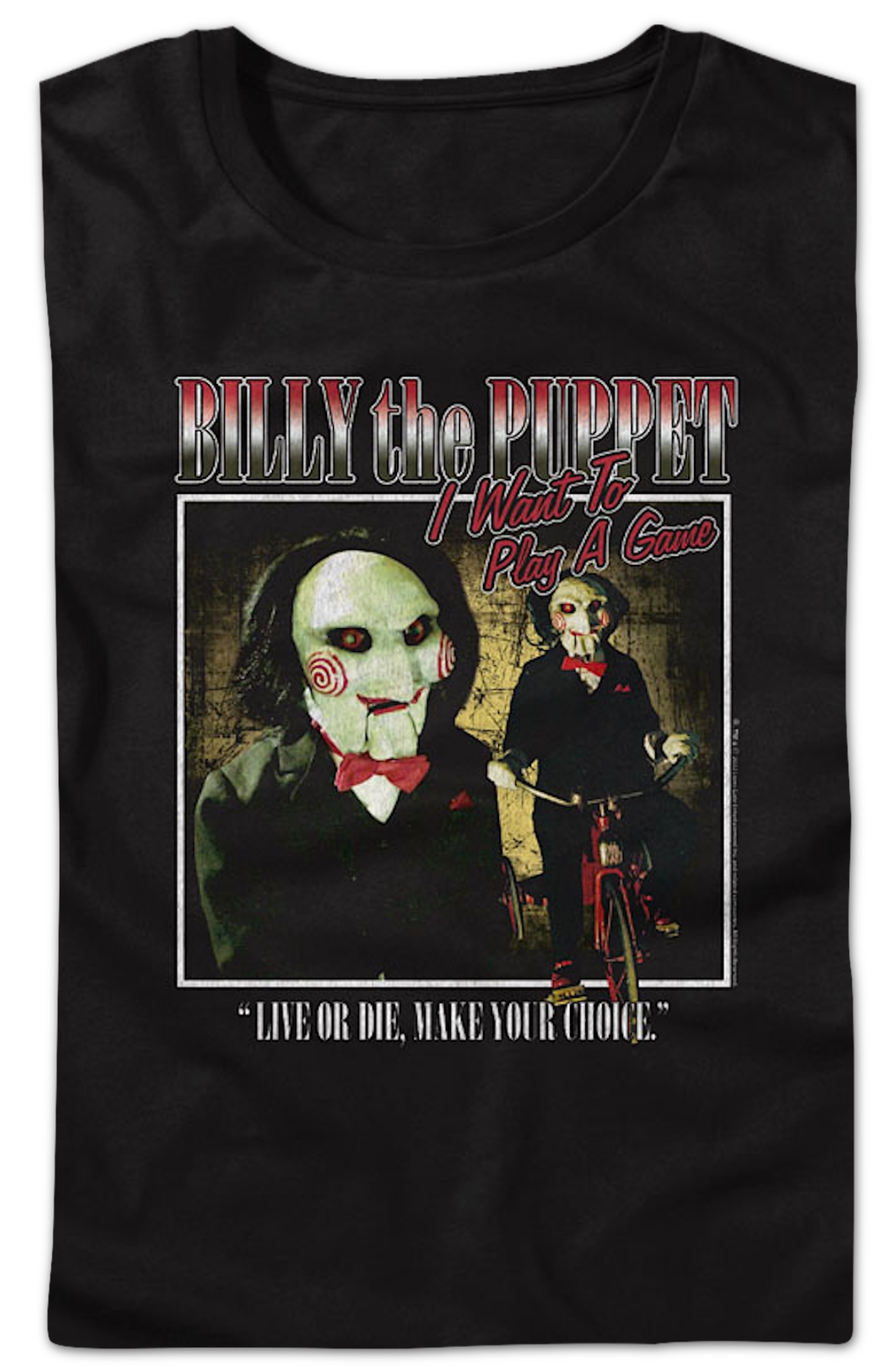 Womens Billy the Puppet Saw Shirt