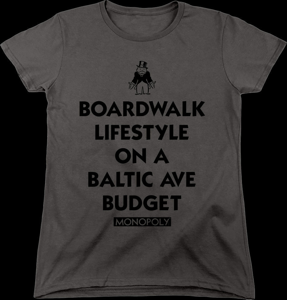Womens Boardwalk Lifestyle Monopoly Shirt