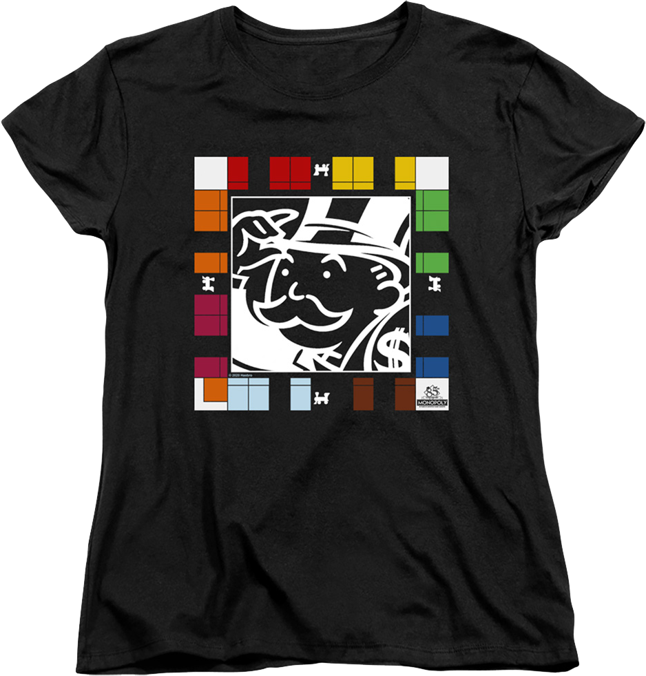 Womens Game Board Monopoly Shirt