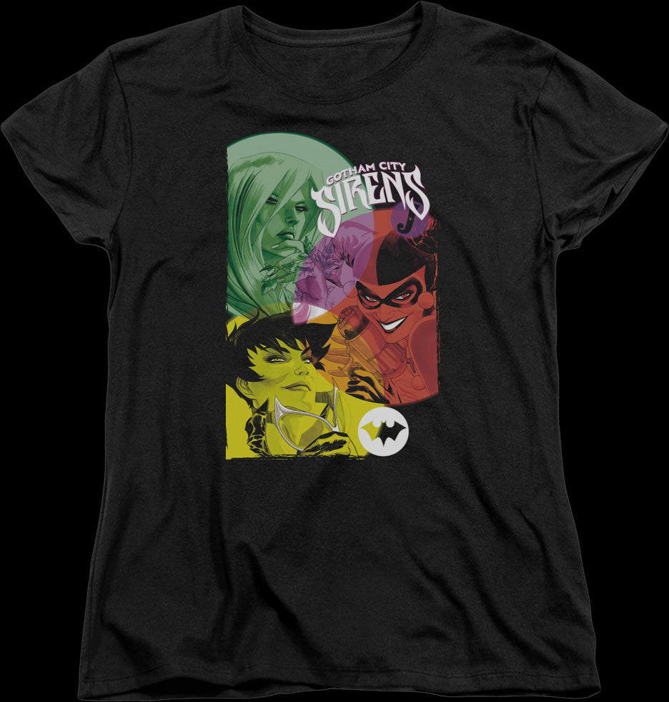 Womens Gotham City Sirens DC Comics Shirt