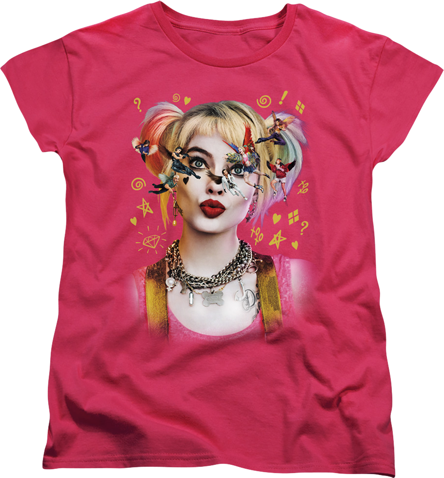 Womens Harley Quinn Movie Poster Birds Of Prey Shirt