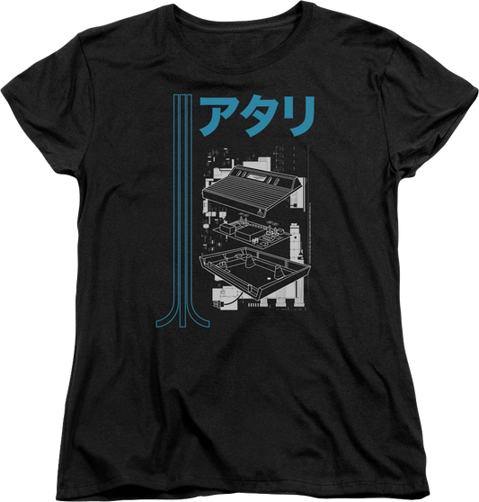 Womens Japanese Schematic Atari Shirt