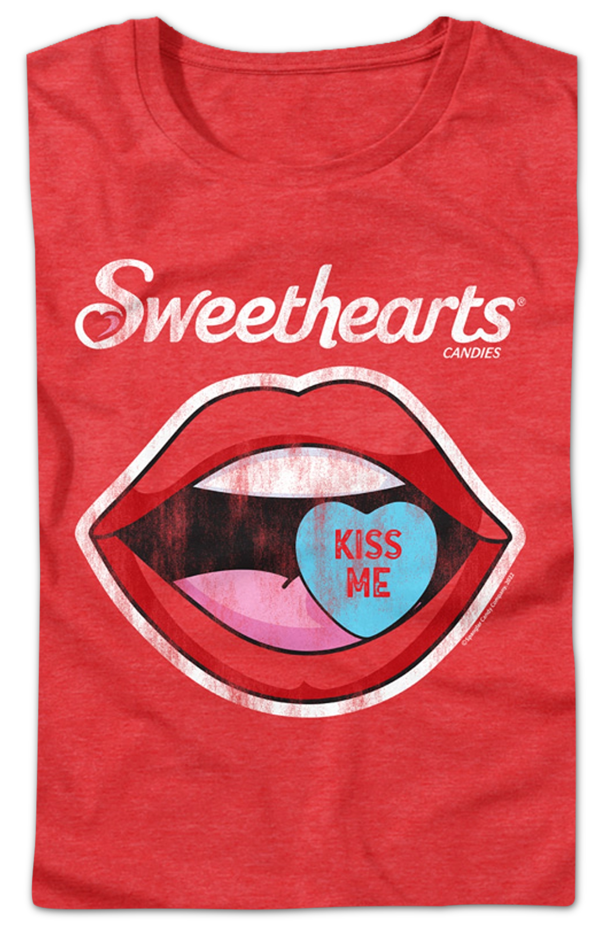 Womens Kiss Me Sweethearts Shirt