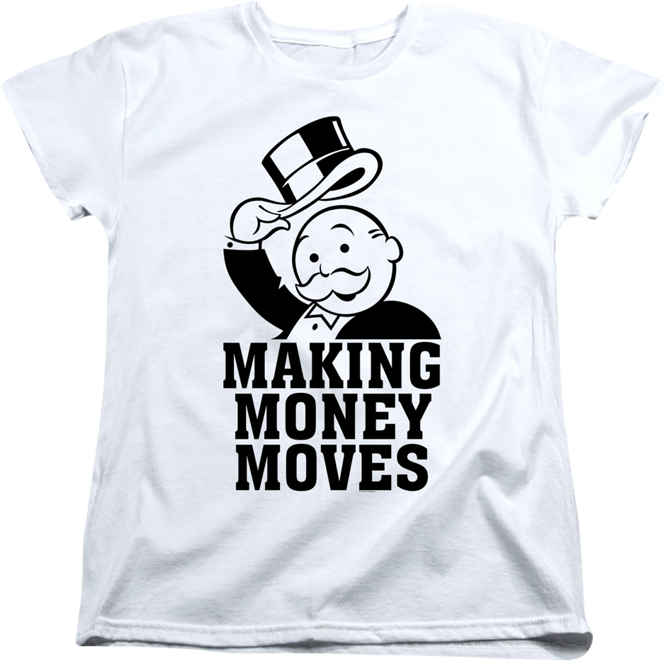Womens Making Money Moves Monopoly Shirt