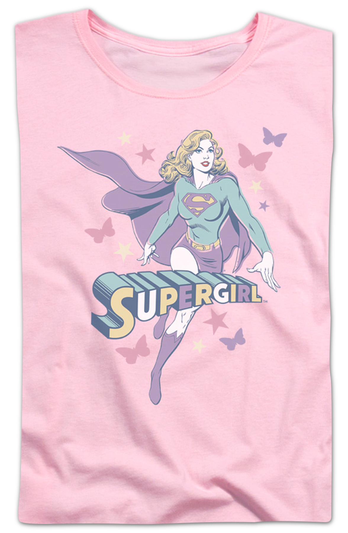 Womens Pastels Supergirl Shirt
