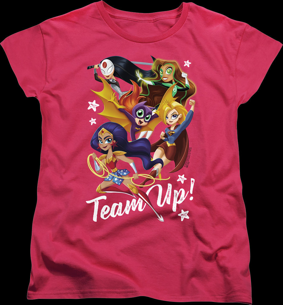 Womens Team Up DC Super Hero Girls Shirt