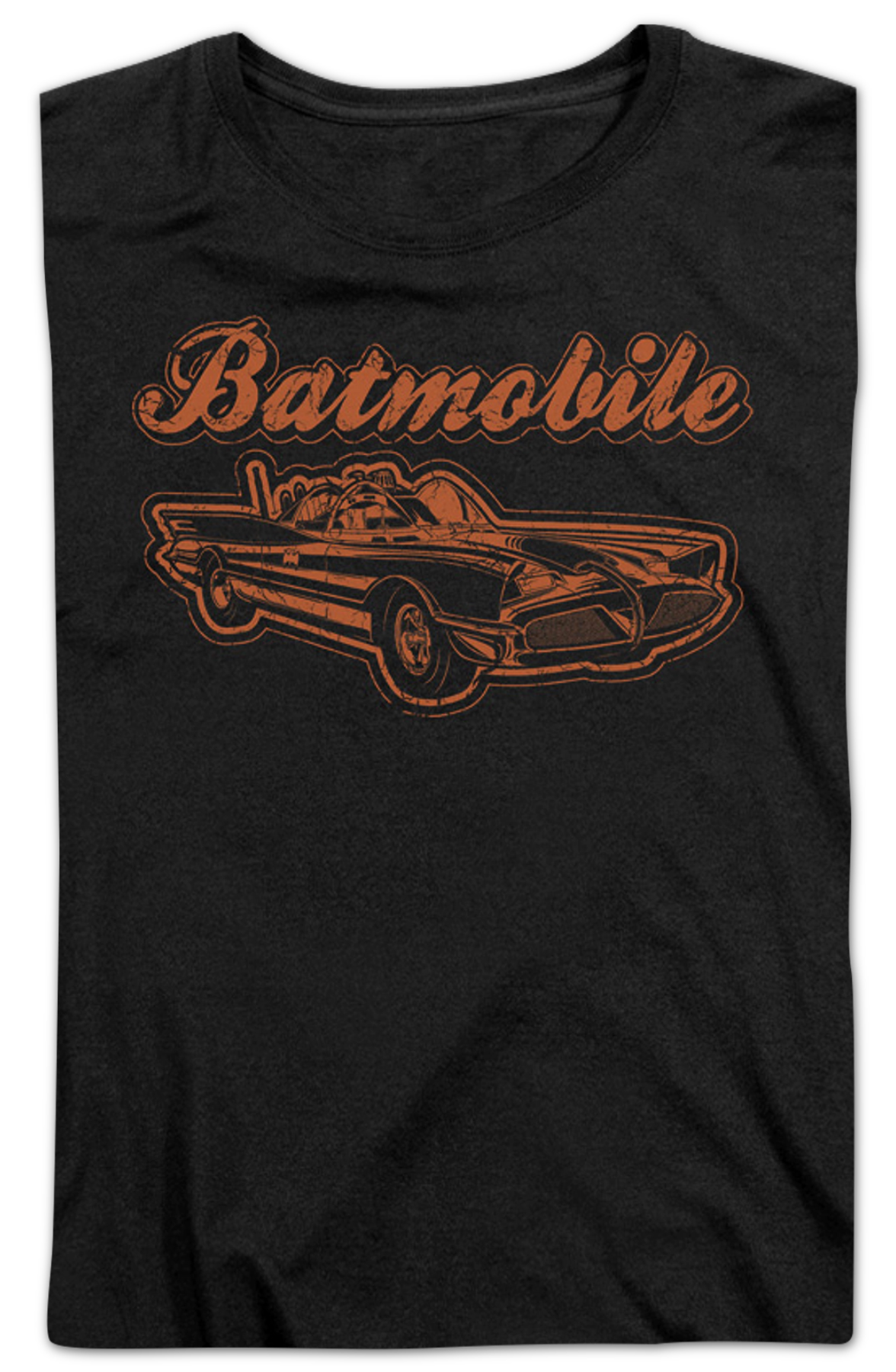 Womens The Batmobile DC Comics Shirt