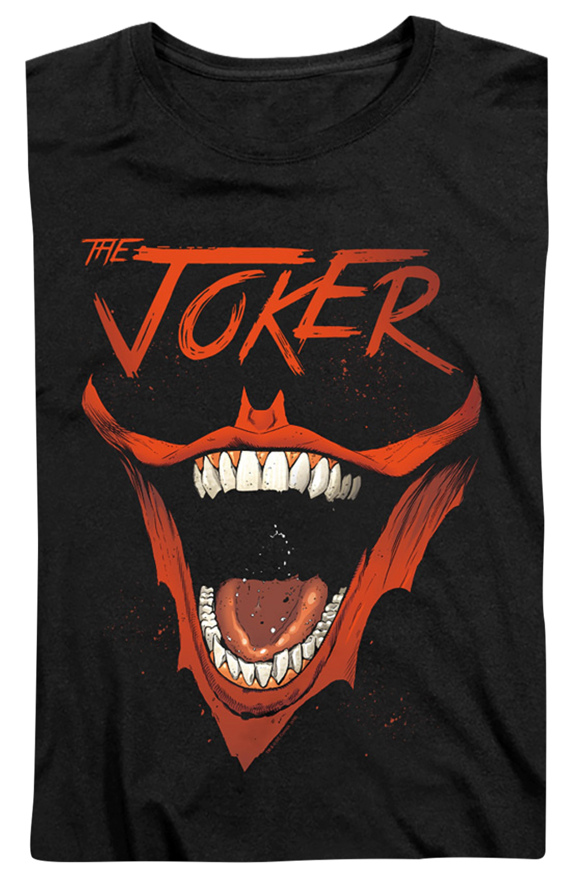 Womens The Joker Bat-Shaped Smile DC Comics Shirt