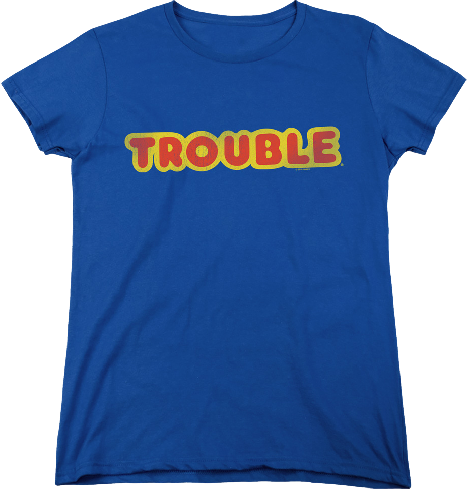 Womens Trouble Logo Hasbro Shirt