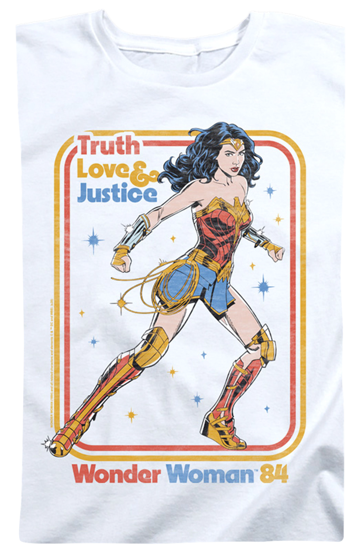 Womens Truth Love & Justice Wonder Woman Shirt