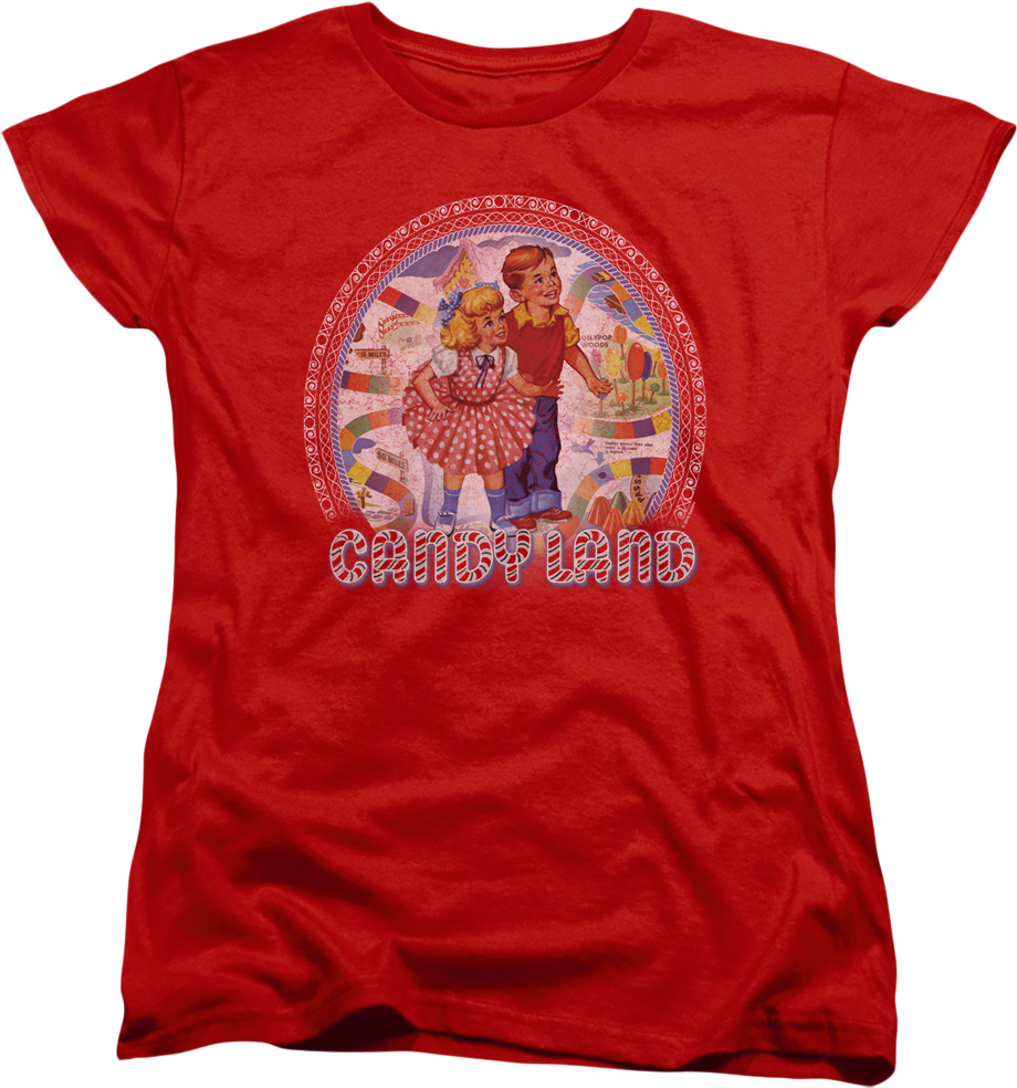 Womens Vintage Candy Land Shirt