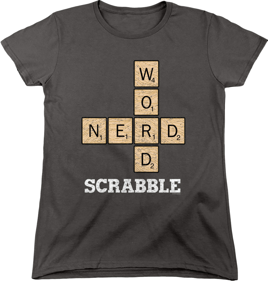 Womens Word Nerd Scrabble Shirt