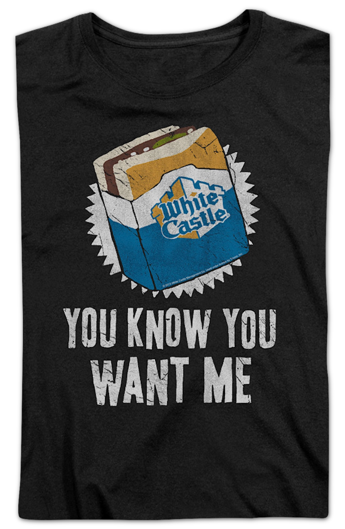 Womens You Know You Want Me White Caste Shirt