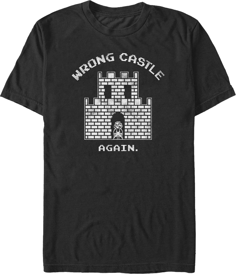 Wrong Castle Again Super Mario Bros. T-Shirt
