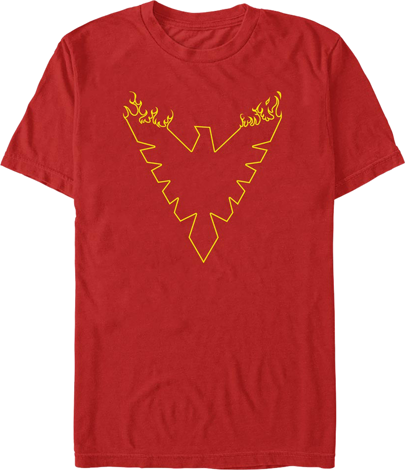 X-Men Dark Phoenix Logo Marvel Comics T-Shirt