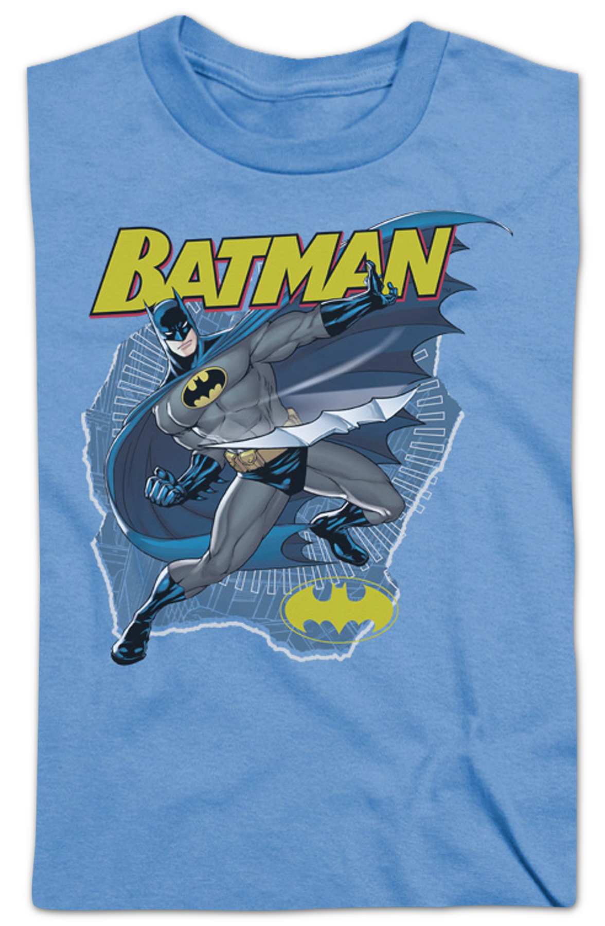 Youth Batman Throws His Batarang DC Comics Shirt