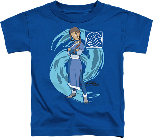 Youth Katara Water Wave Avatar The Last Airbender Shirt