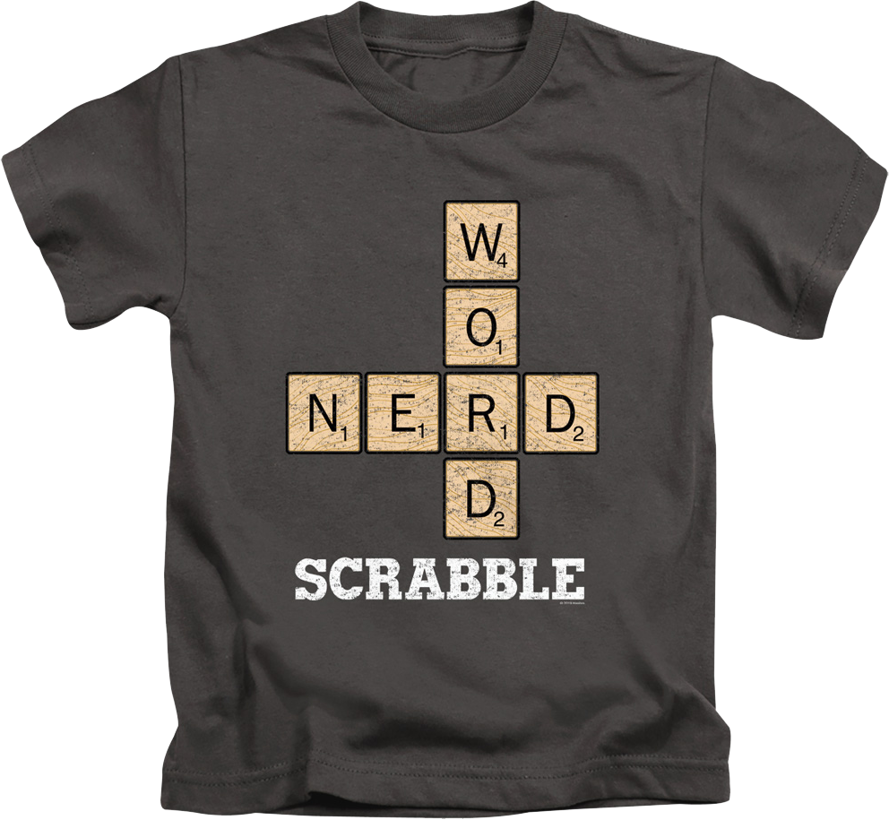 Youth Word Nerd Scrabble Shirt