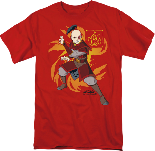 Zuko Flame Burst Avatar The Last Airbender T-Shirt