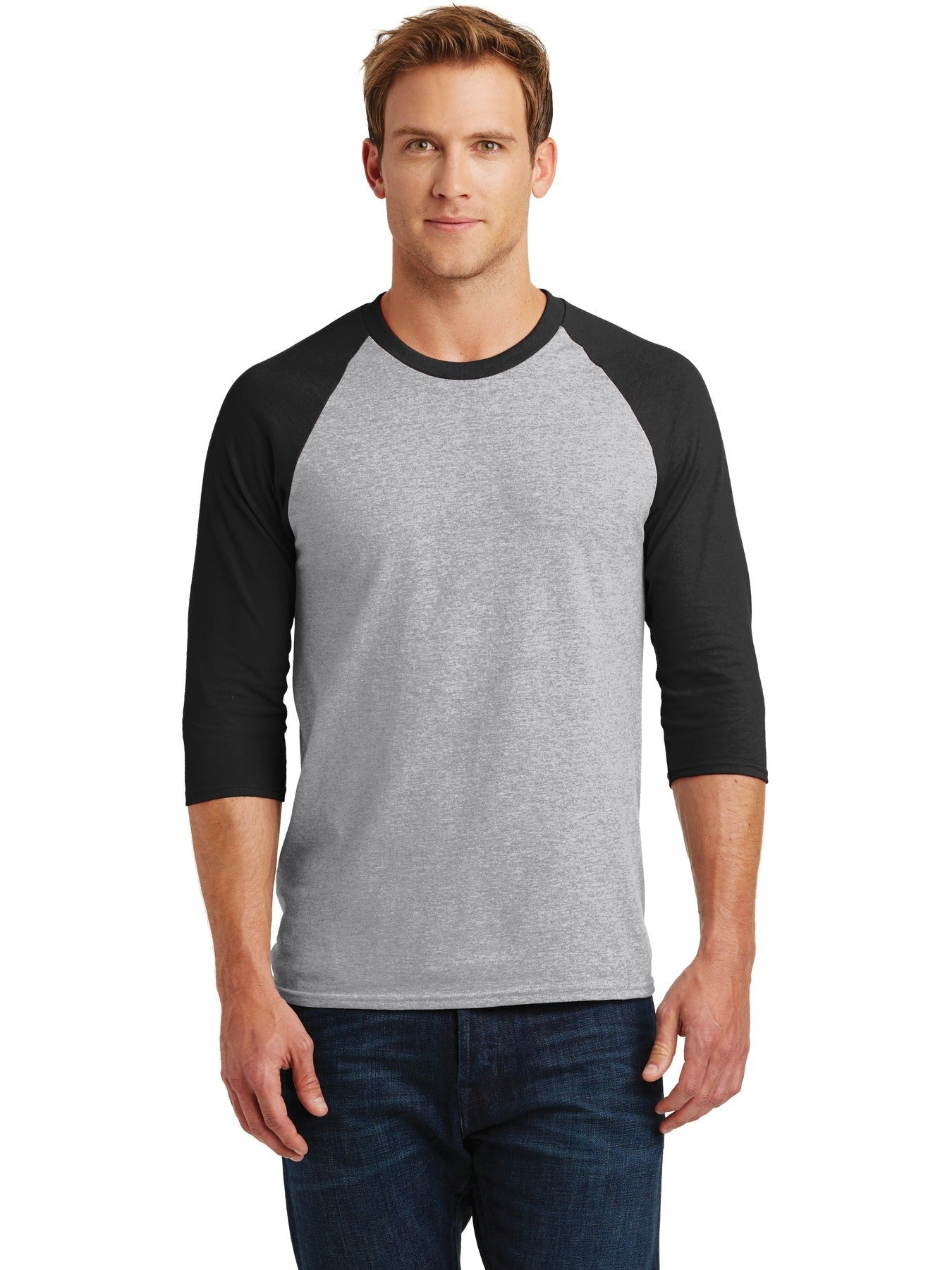 Gildan Heavy Cotton 3/4-Sleeve Raglan T-Shirt