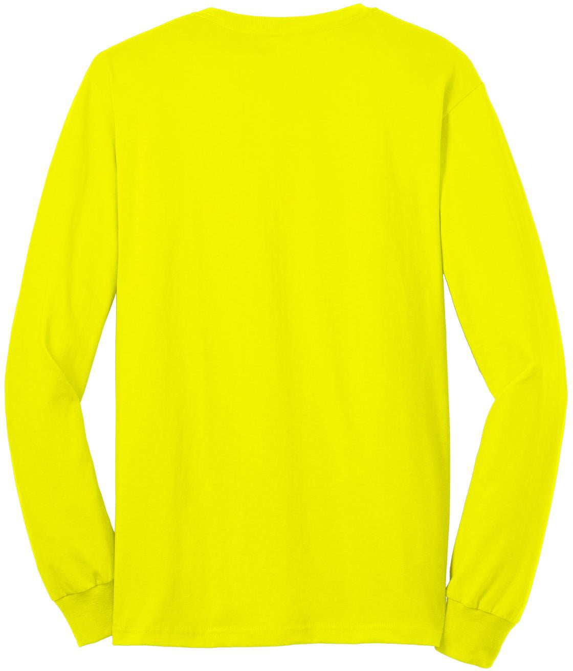 Gildan Ultra Cotton 100% Cotton Long Sleeve T-Shirt with Pocket