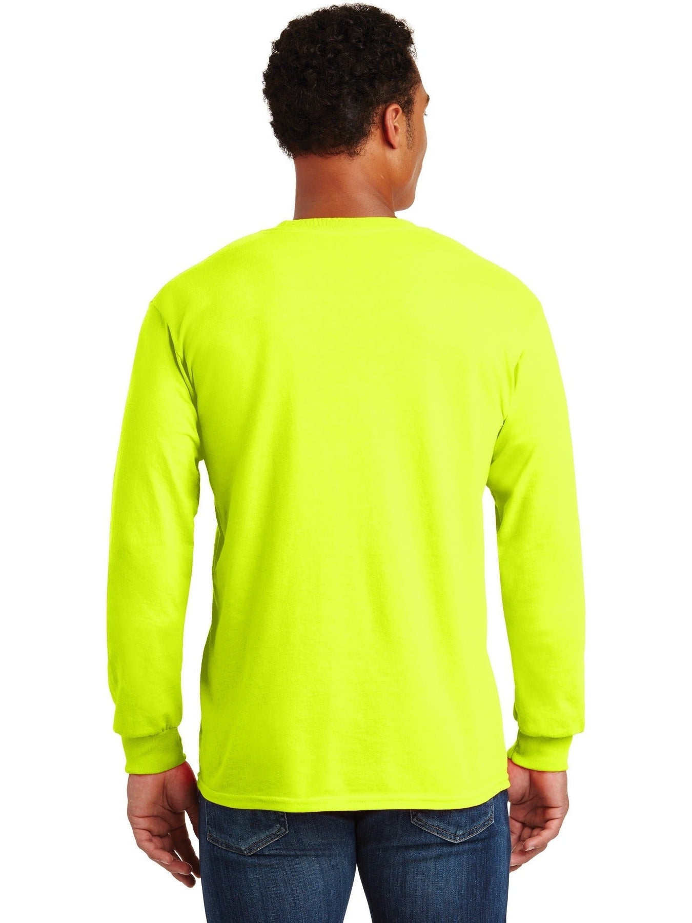 Gildan Ultra Cotton 100% Cotton Long Sleeve T-Shirt with Pocket