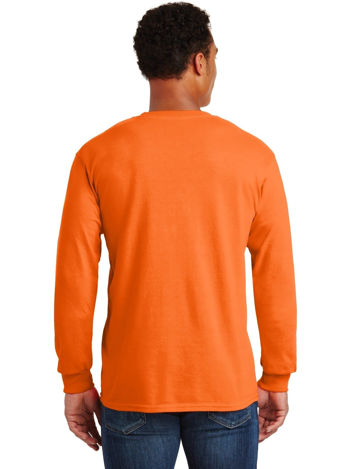 Gildan Ultra Cotton 100% Cotton Long Sleeve T-Shirt with Pocket
