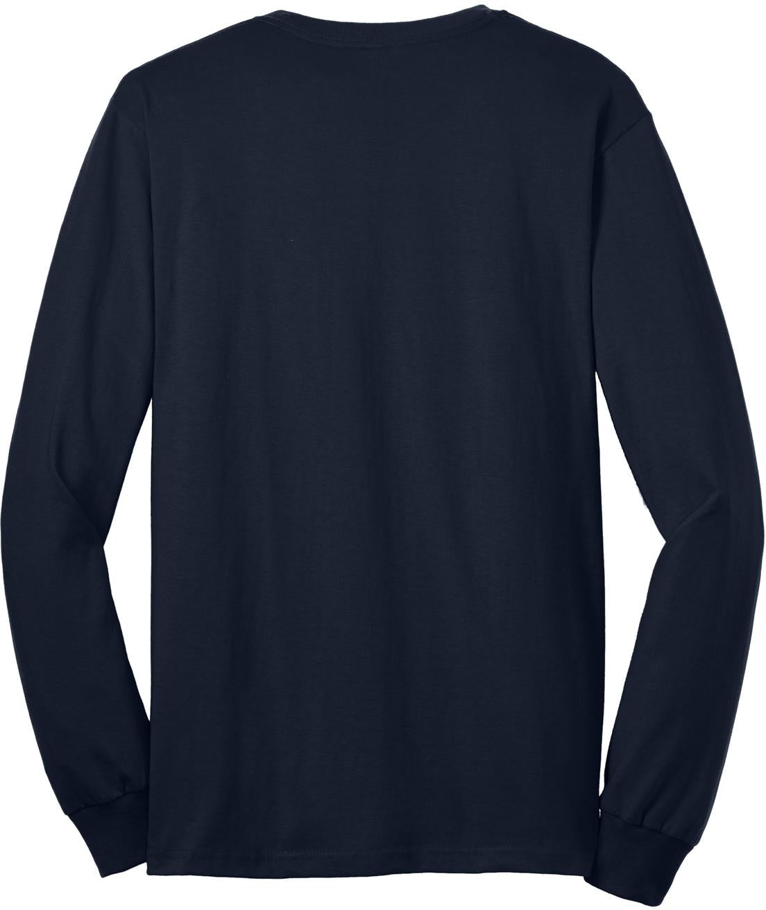 Gildan Ultra Cotton 100% Cotton Long Sleeve T-Shirt with Pocket