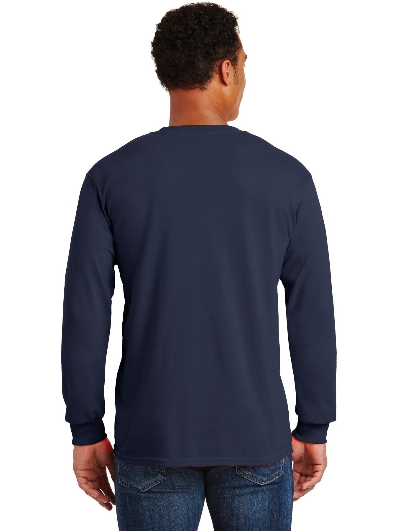 Gildan Ultra Cotton 100% Cotton Long Sleeve T-Shirt with Pocket