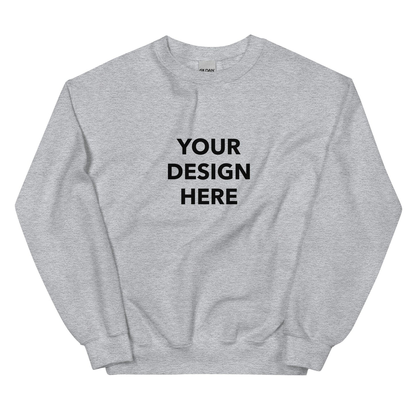 Personalized Printed Sweatshirt, Customized Logo Unisex Sweatshirt, Screen Printing With Your Text or Design, Handmade Custom Crewneck