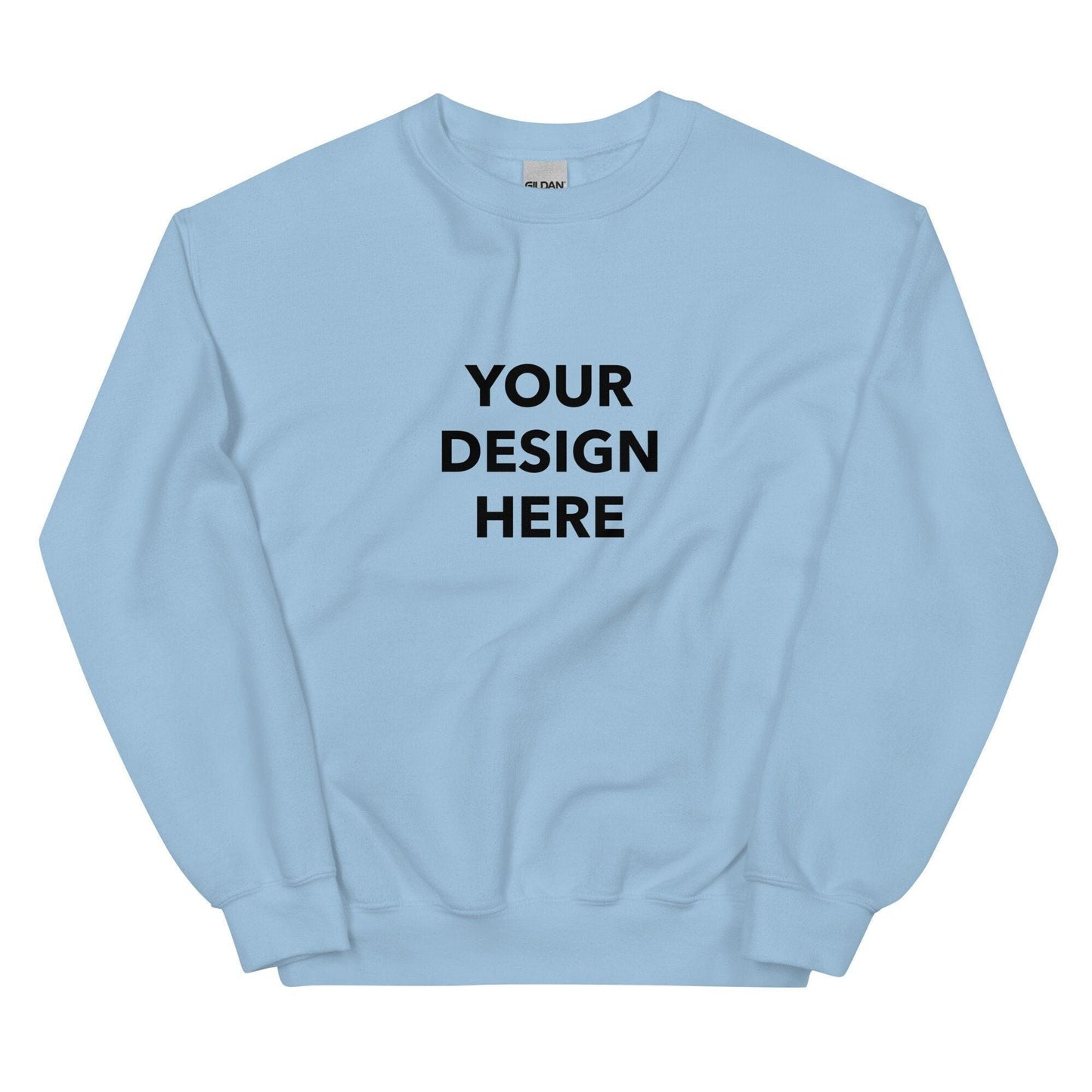 Personalized Printed Sweatshirt, Customized Logo Unisex Sweatshirt, Screen Printing With Your Text or Design, Handmade Custom Crewneck