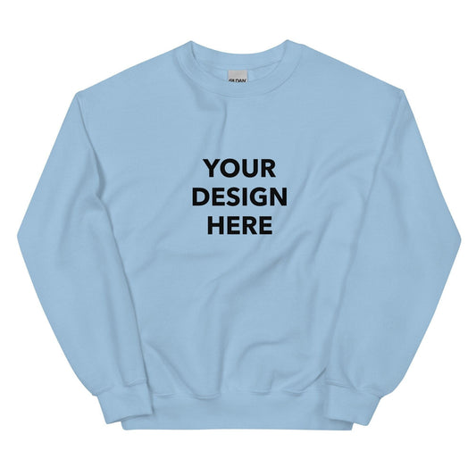 Personalized Printed Sweatshirt, Customized Logo Unisex Sweatshirt, Screen Printing With Your Text or Design, Handmade Custom Crewneck