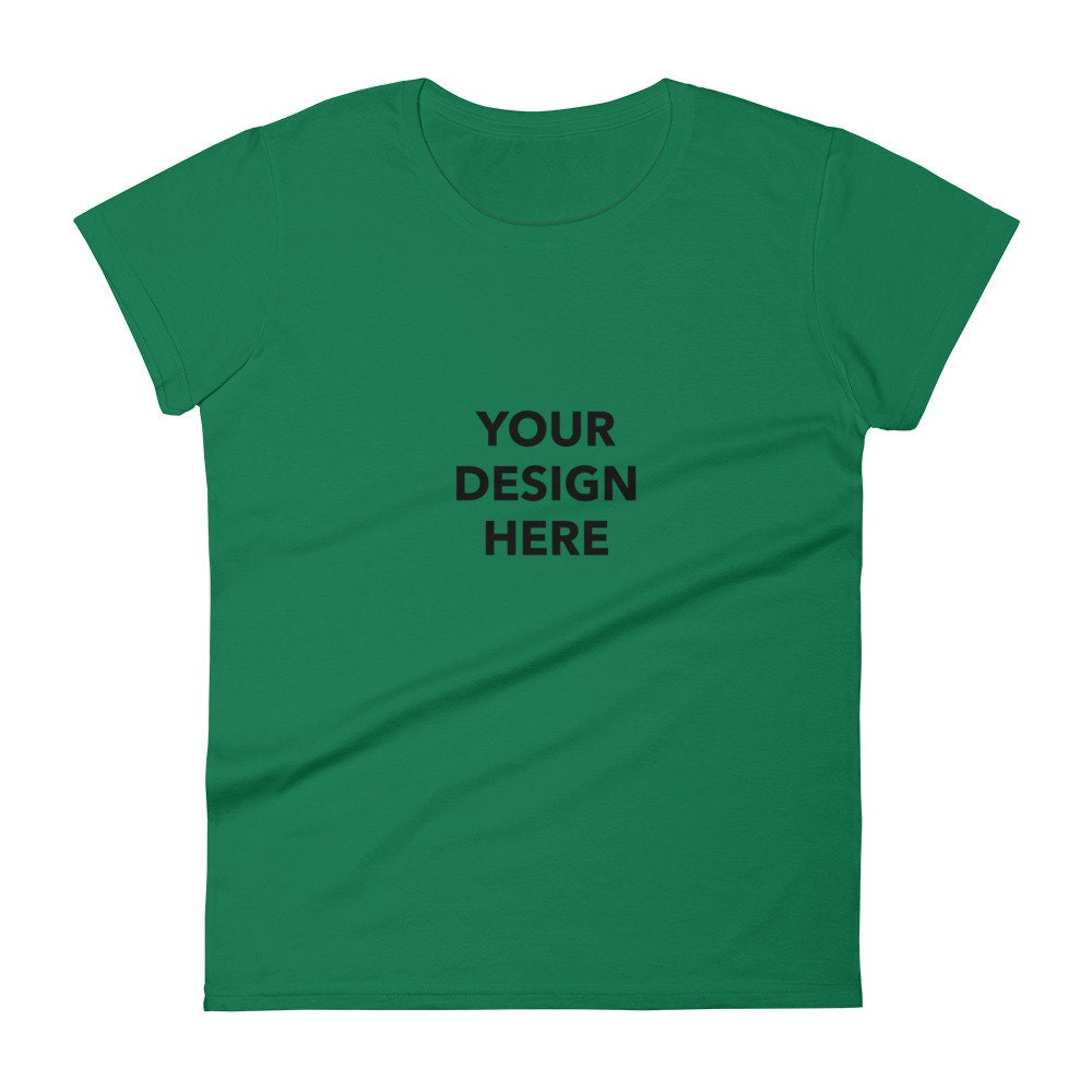 Custom Women's Short Sleeve T-Shirt, Customized Women's Shirt, Personalized Printed T-Shirt, Custom Women's Short Sleeve Shirt