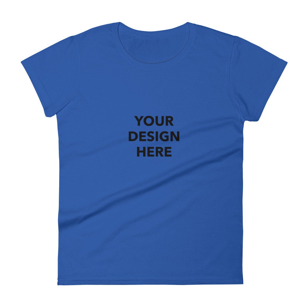 Custom Women's Short Sleeve T-Shirt, Customized Women's Shirt, Personalized Printed T-Shirt, Custom Women's Short Sleeve Shirt