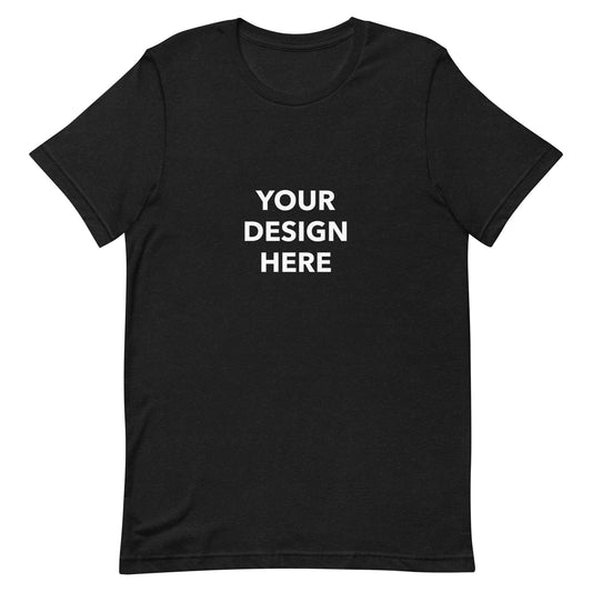 Custom Short-Sleeve Unisex T-Shirt, Customized Tee, Bulk Customised T-Shirt, Your Design Logo or Text T-Shirts, Custom Tee Shirts