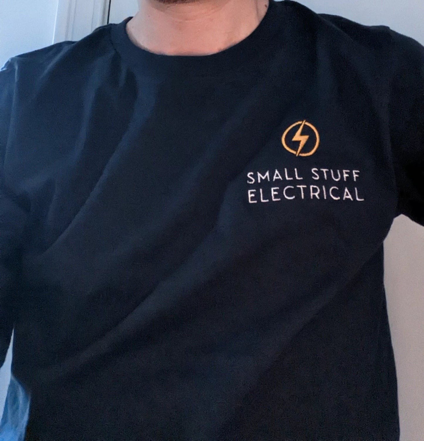 Personalized Embroidered Long Sleeve Tee, Custom Long Sleeve T-Shirt with Your Text Logo Design, Long Sleeve Customized Gift