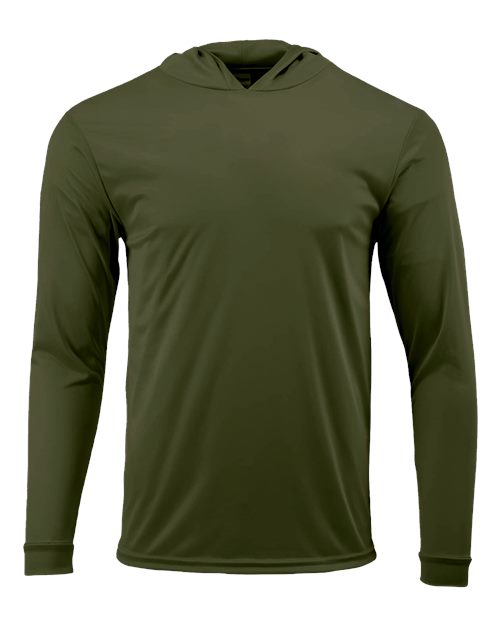 Unisex Bahama Performance Hooded Long Sleeve T-Shirt