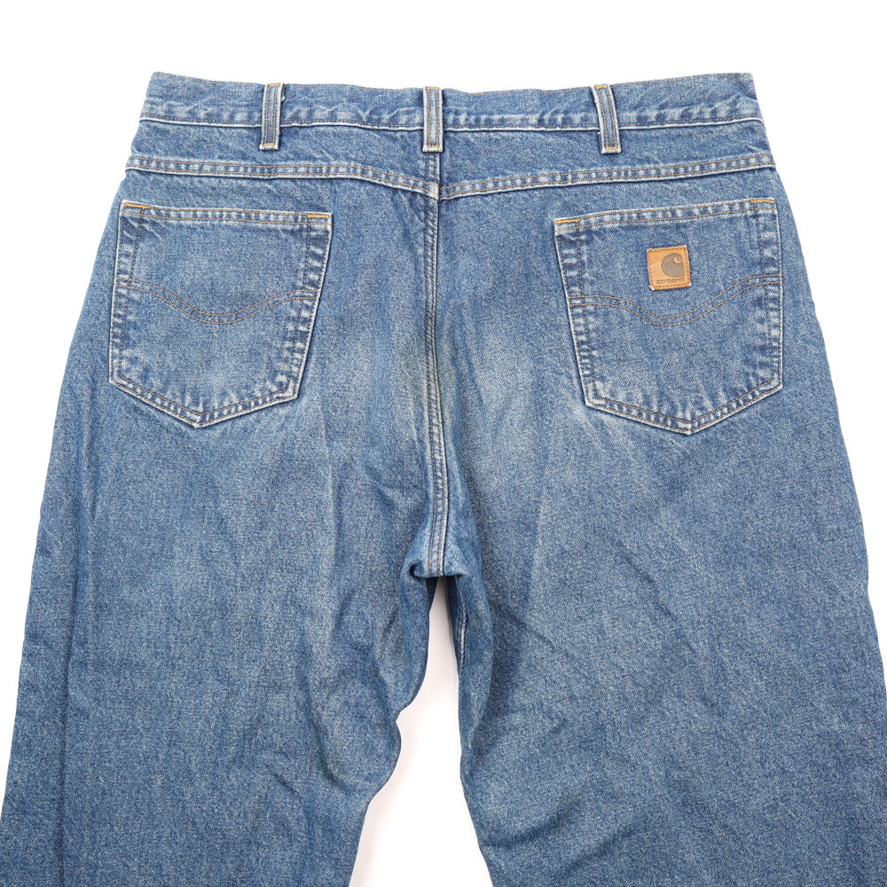 Vintage Carhartt Blanket Lined Straight Leg Denim Pants - XL