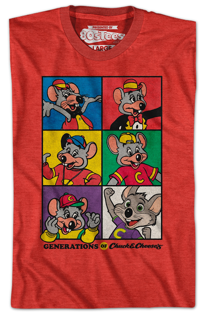 6 Cheese's Chuck E. Cheese T-Shirt