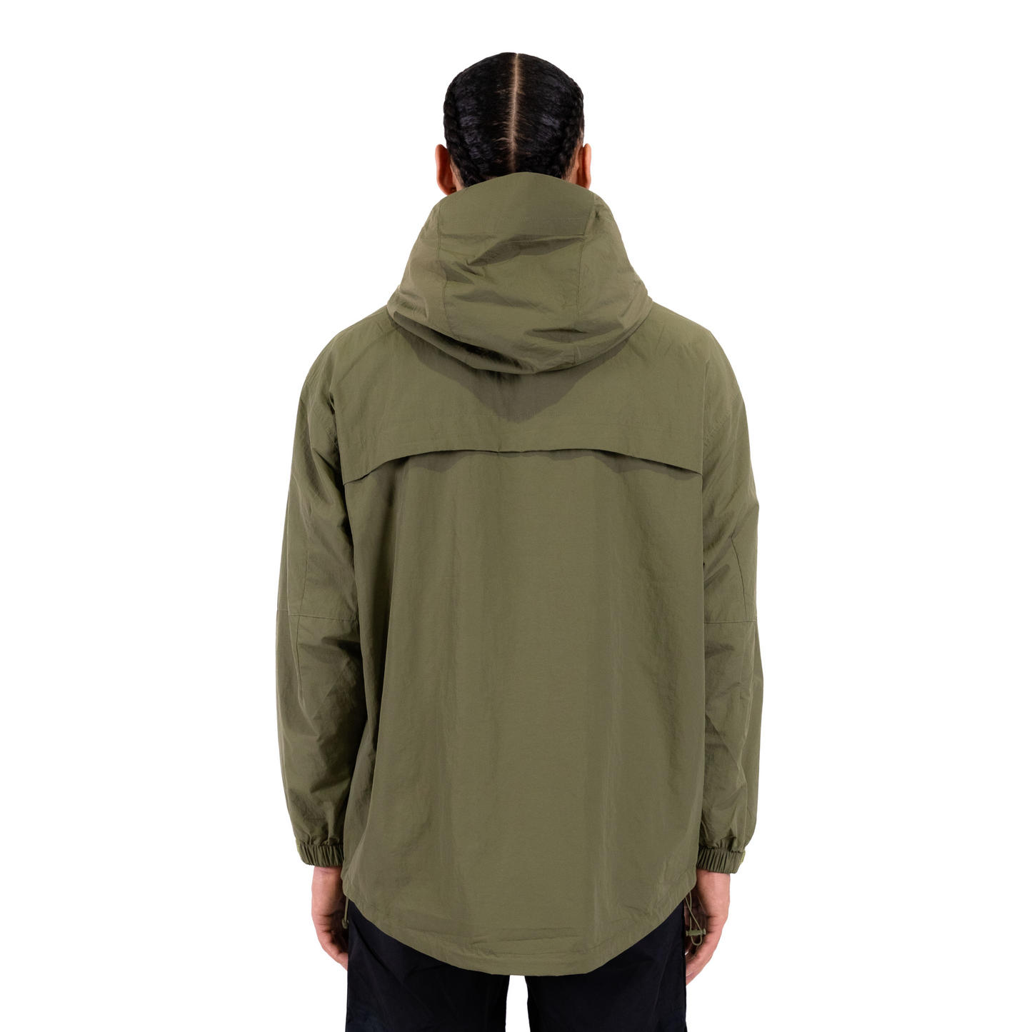 Multi-Pocket Nylon Utility Windbreaker